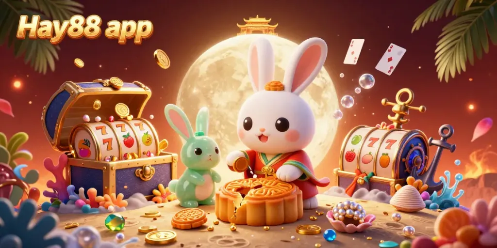 Experience thrilling gameplay with the Hay88 app, featuring vibrant characters and casino elements.