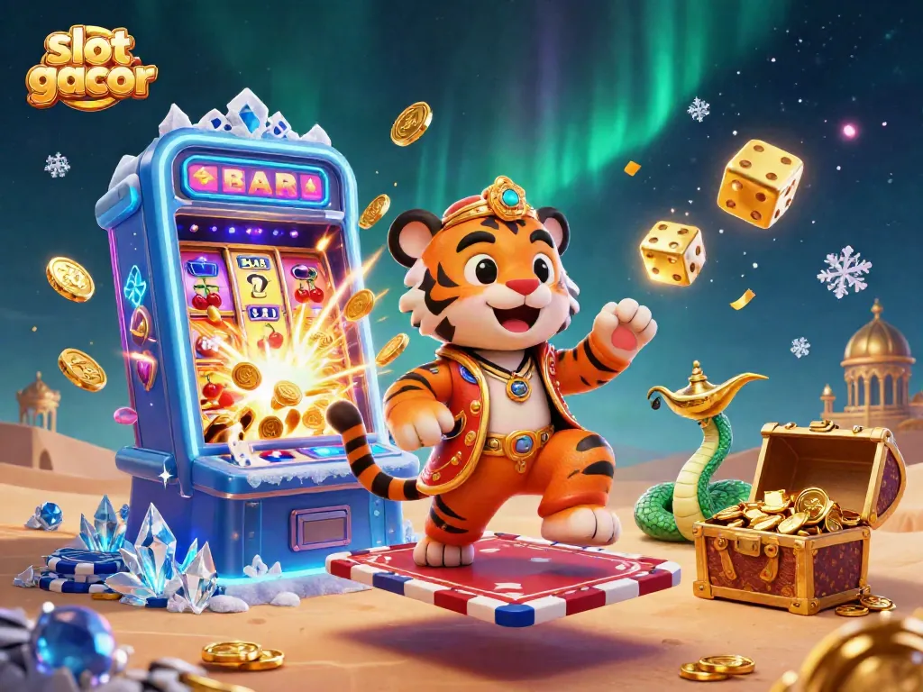 Spin the reels with the vibrant slot gacor online scene showcasing explosive jackpots and engaging characters.